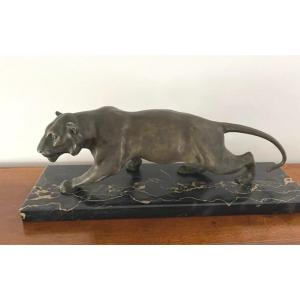 Bronze Lioness From The 30s