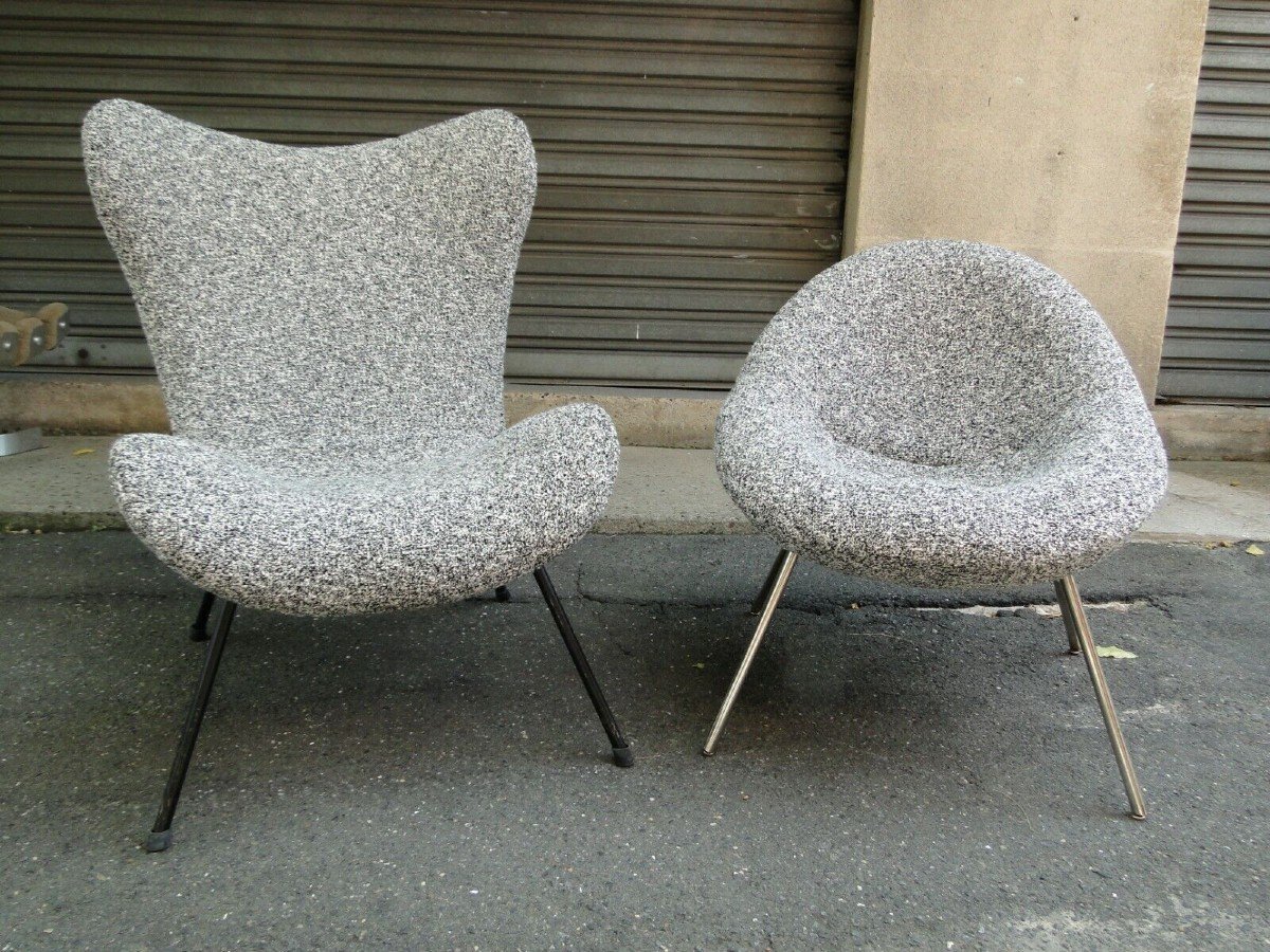 Fritz Neth Pour Correcta Fauteuil Vintage Monsieur-photo-5