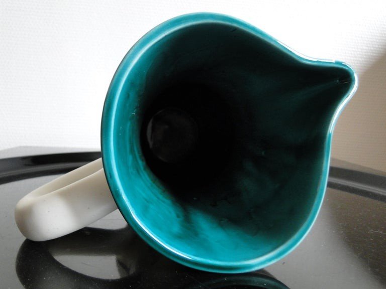 Roger Capron Pitcher Vintage Vallauris France 1960s-photo-3