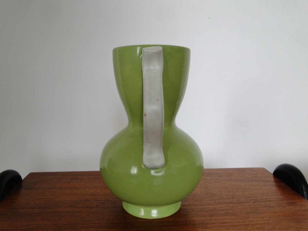 Anna Lisa Thomson Upsala-ekeby Vase Vintage Céramique émaillée Suède Circa 1940-photo-2