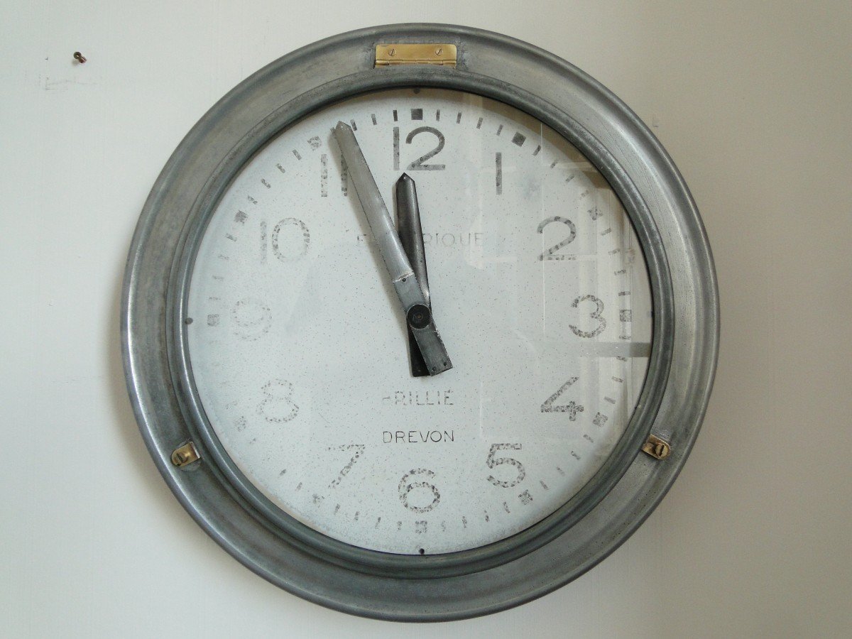 Horloge Vintage  De Gare Brillé France