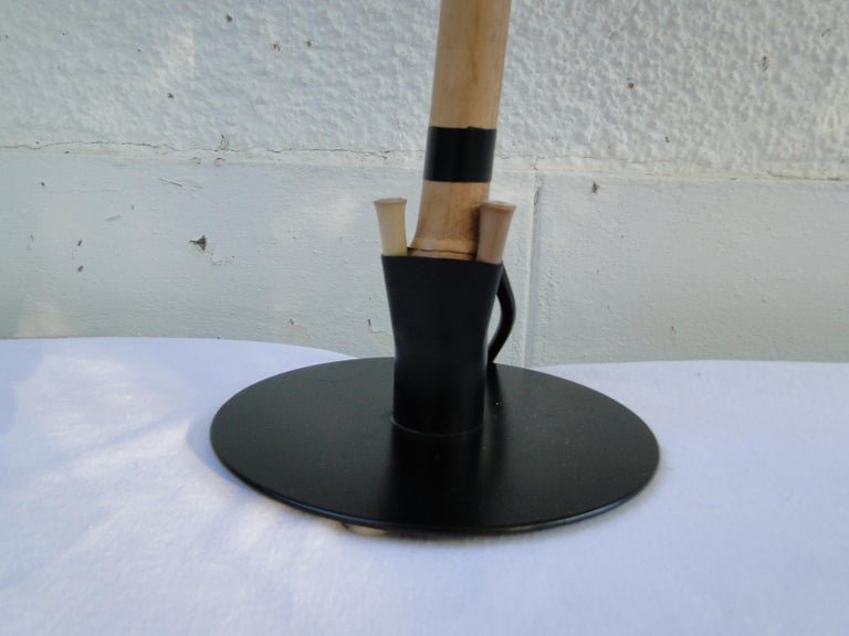 Pair Of Vintage Uchiwa Ingo Maurer Table Or Wall Lamps For M Design Germany, 1970s-photo-3