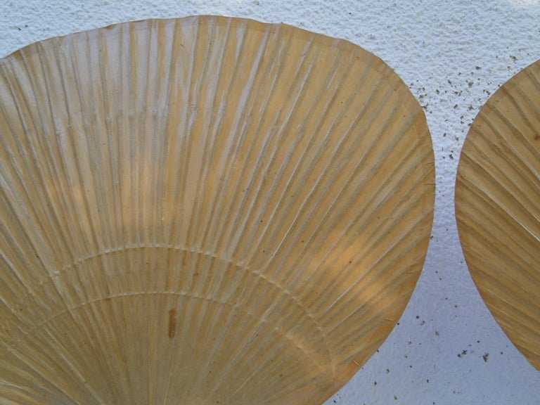 Pair Of Vintage Uchiwa Ingo Maurer Table Or Wall Lamps For M Design Germany, 1970s-photo-5