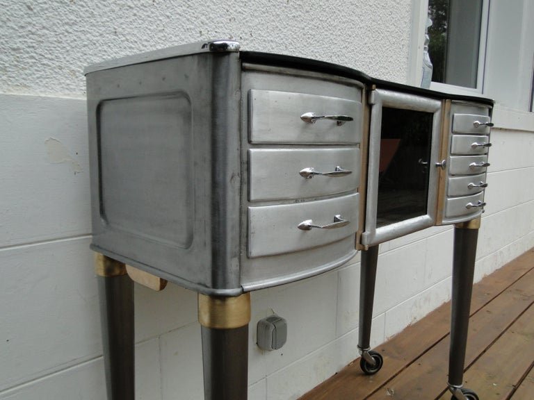 Rare Leon Martin Console Table, From A Parisian Dental Practice (circa 1920)-photo-2