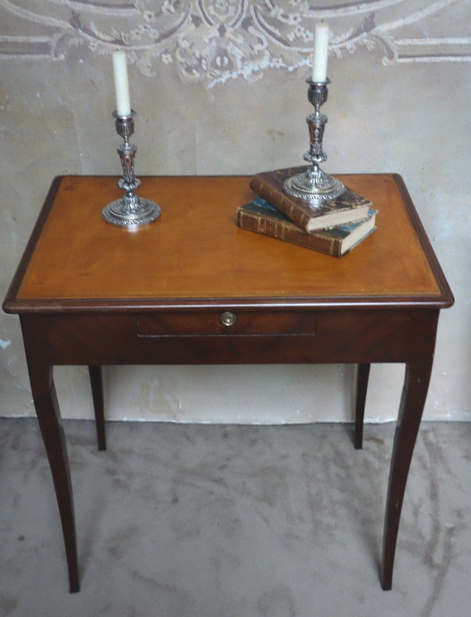 Table "cabaret" en acajou style Louis XV , époque début XIX-photo-2