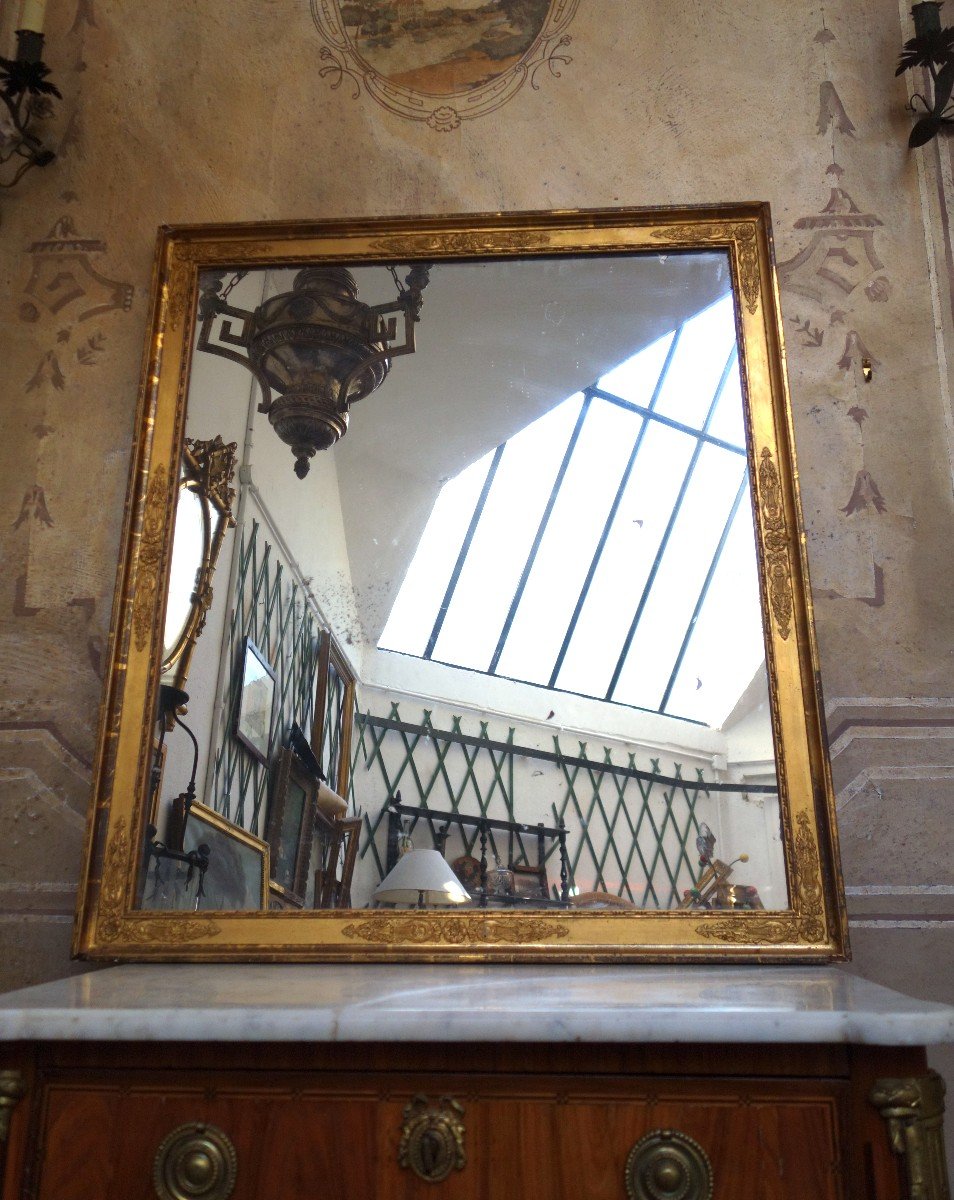 Grand Miroir d'époque Restauration-photo-2