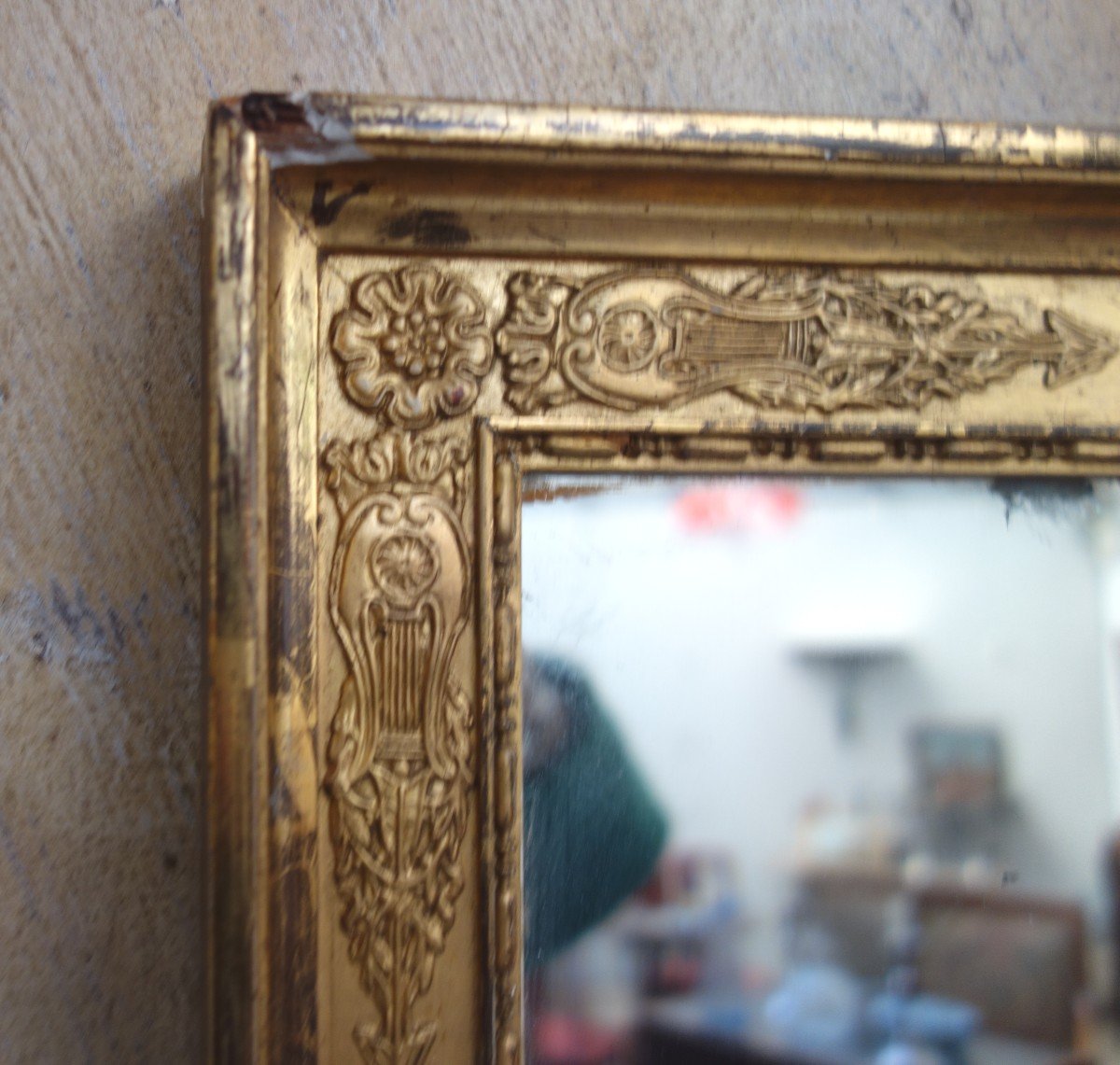Grand Miroir d'époque Restauration-photo-4
