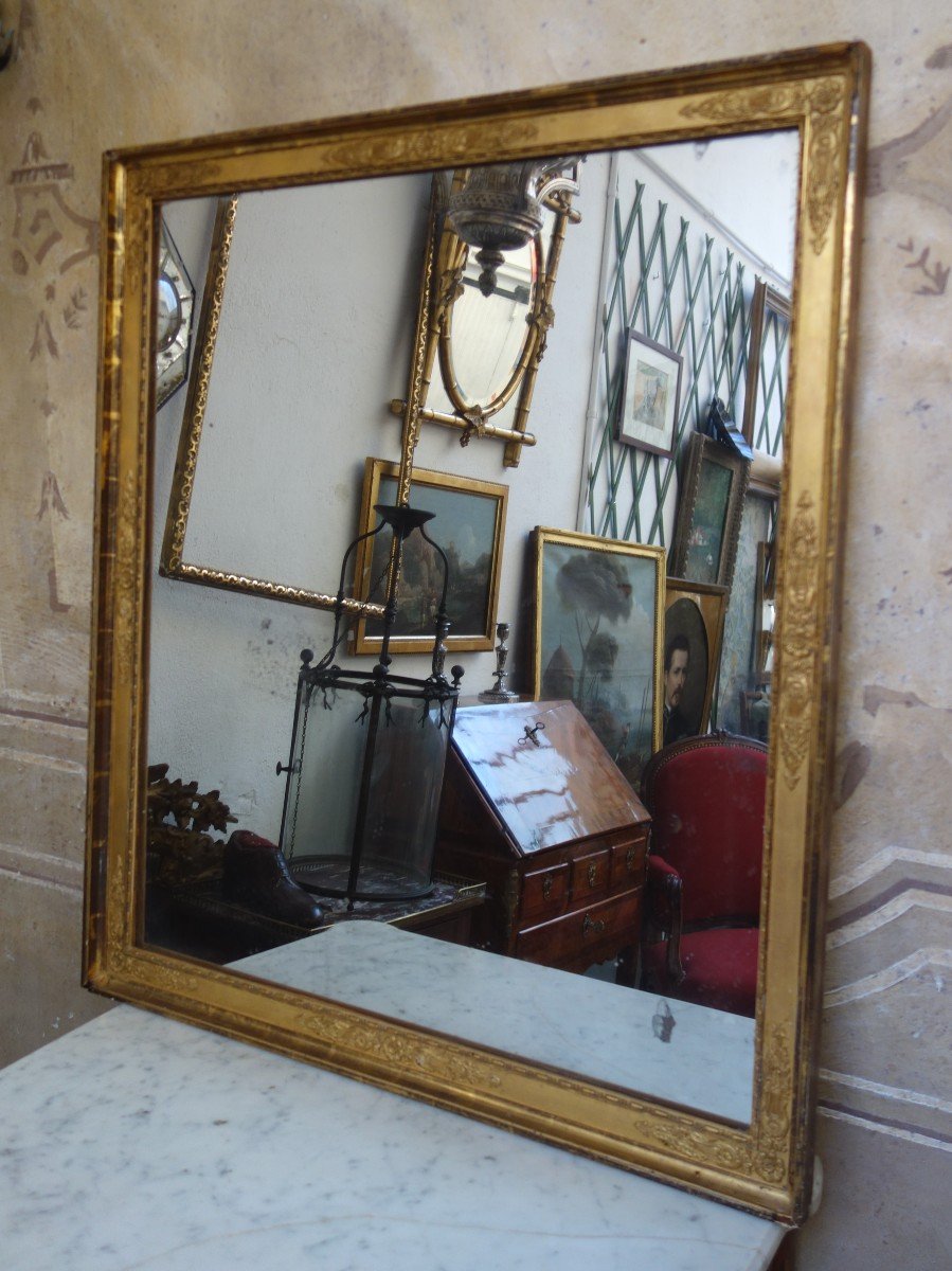 Grand Miroir d'époque Restauration