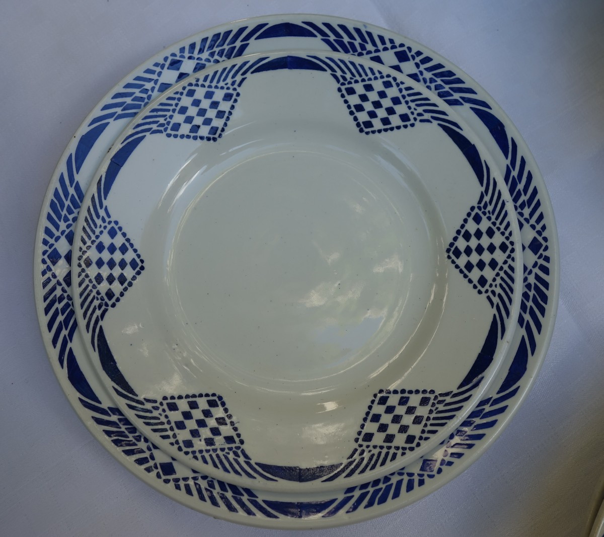  Large Table Service, Orchies Earthenware-photo-4