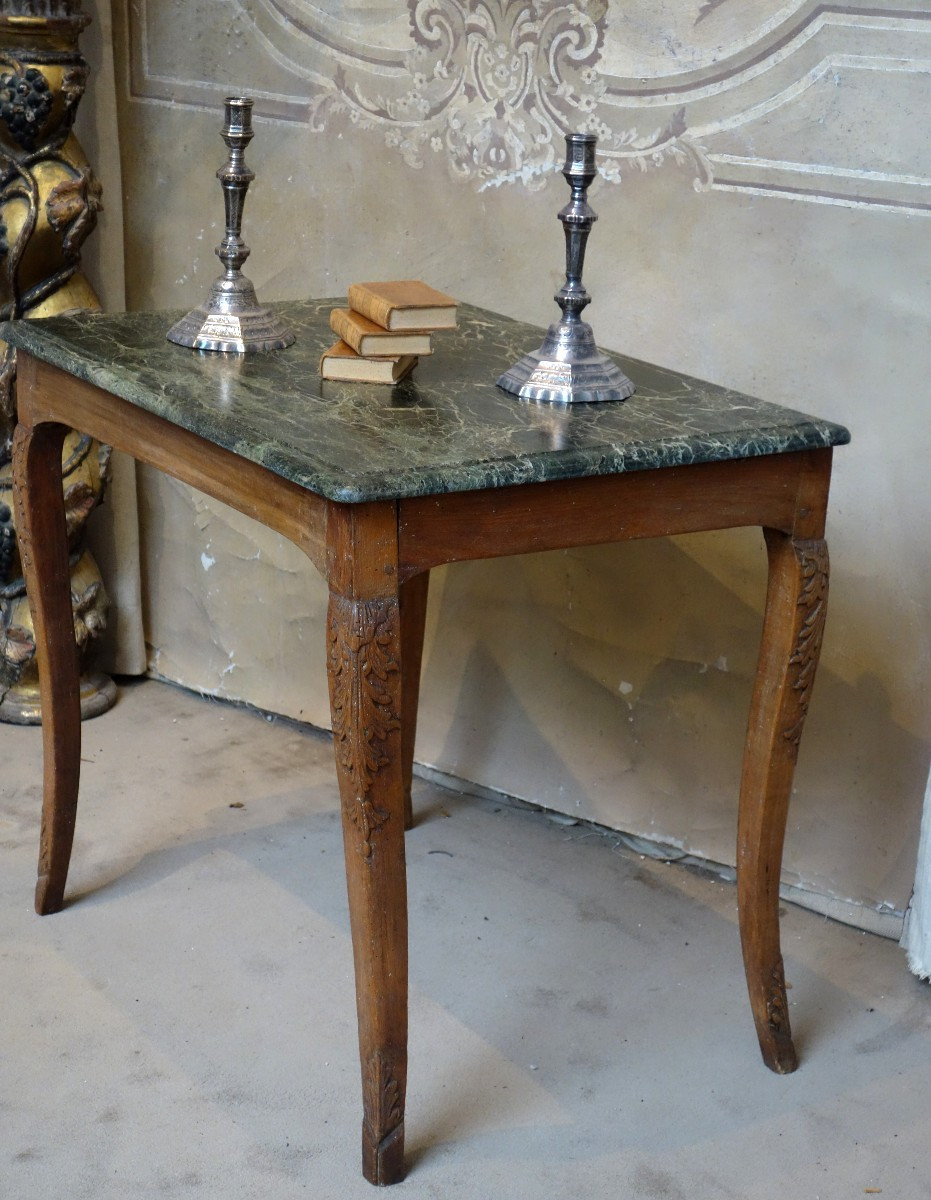 Table De Hall En Bois Naturel époque Louis XV-photo-3