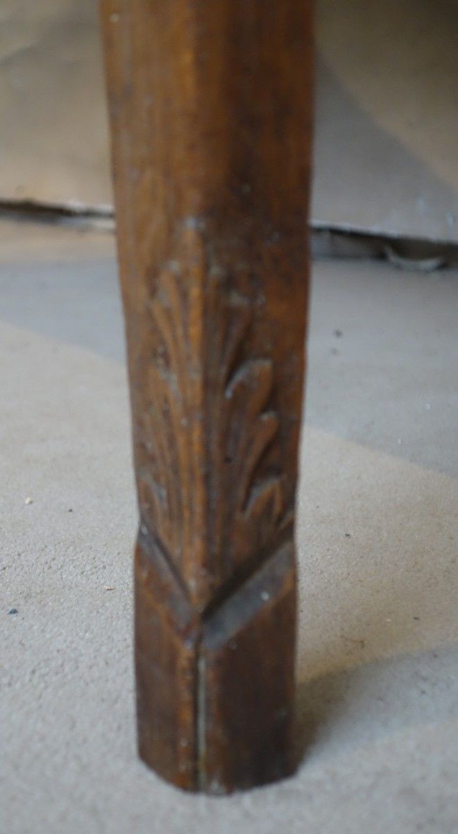 Table De Hall En Bois Naturel époque Louis XV-photo-3