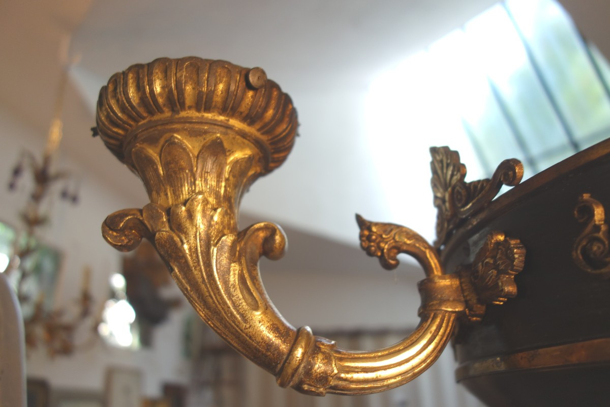 Lustre de style Empire, époque Napoleon III-photo-3