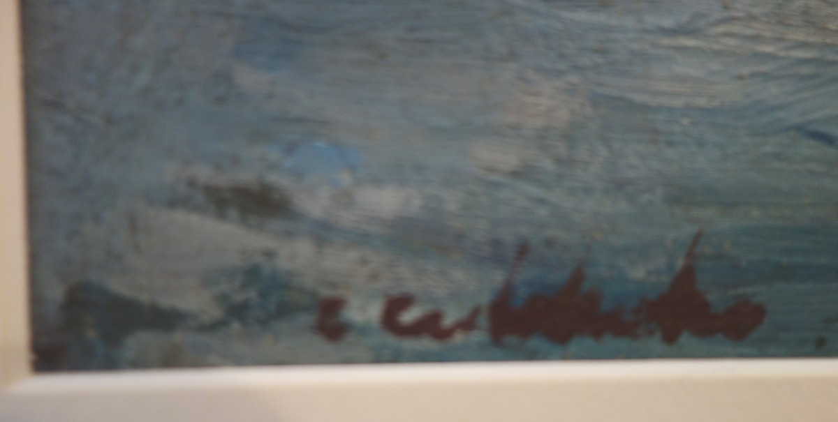 Claudio Castelucho E Diana. Oil On Panel -photo-2