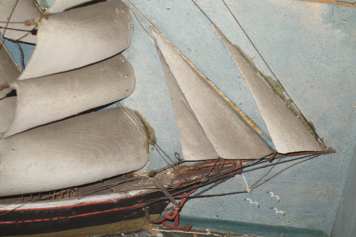  Diorama, 19th-century Sailing Ship-photo-2