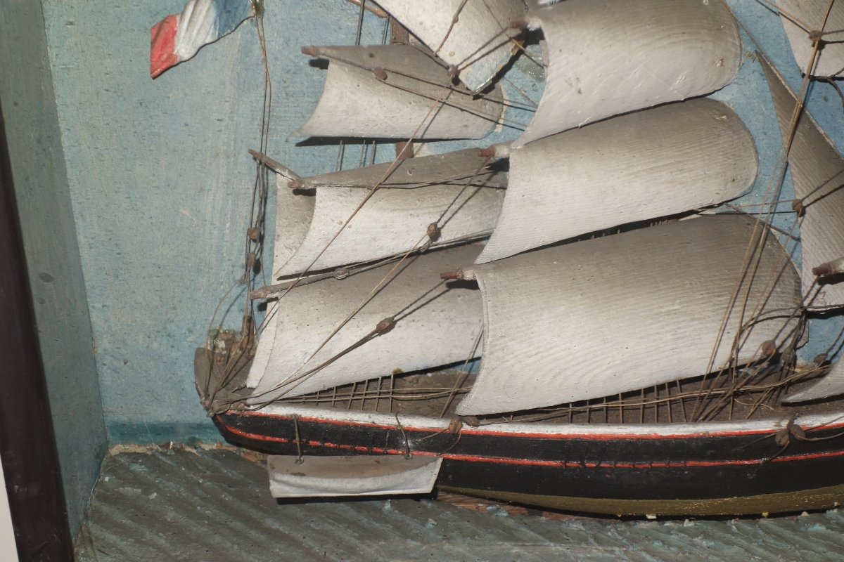  Diorama, 19th-century Sailing Ship-photo-3