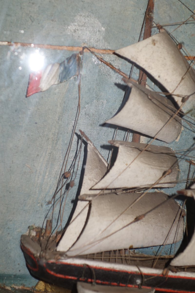  Diorama, 19th-century Sailing Ship-photo-4