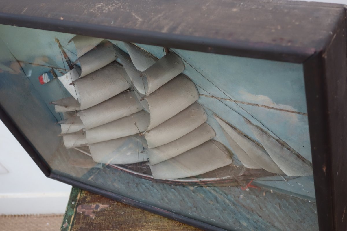  Diorama, 19th-century Sailing Ship-photo-1