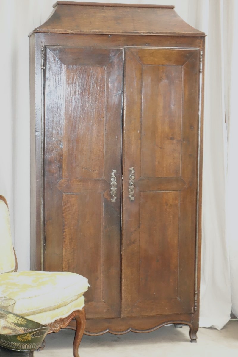 Petite armoire à linge ,travail Malouin du XVIII ème siècle-photo-4