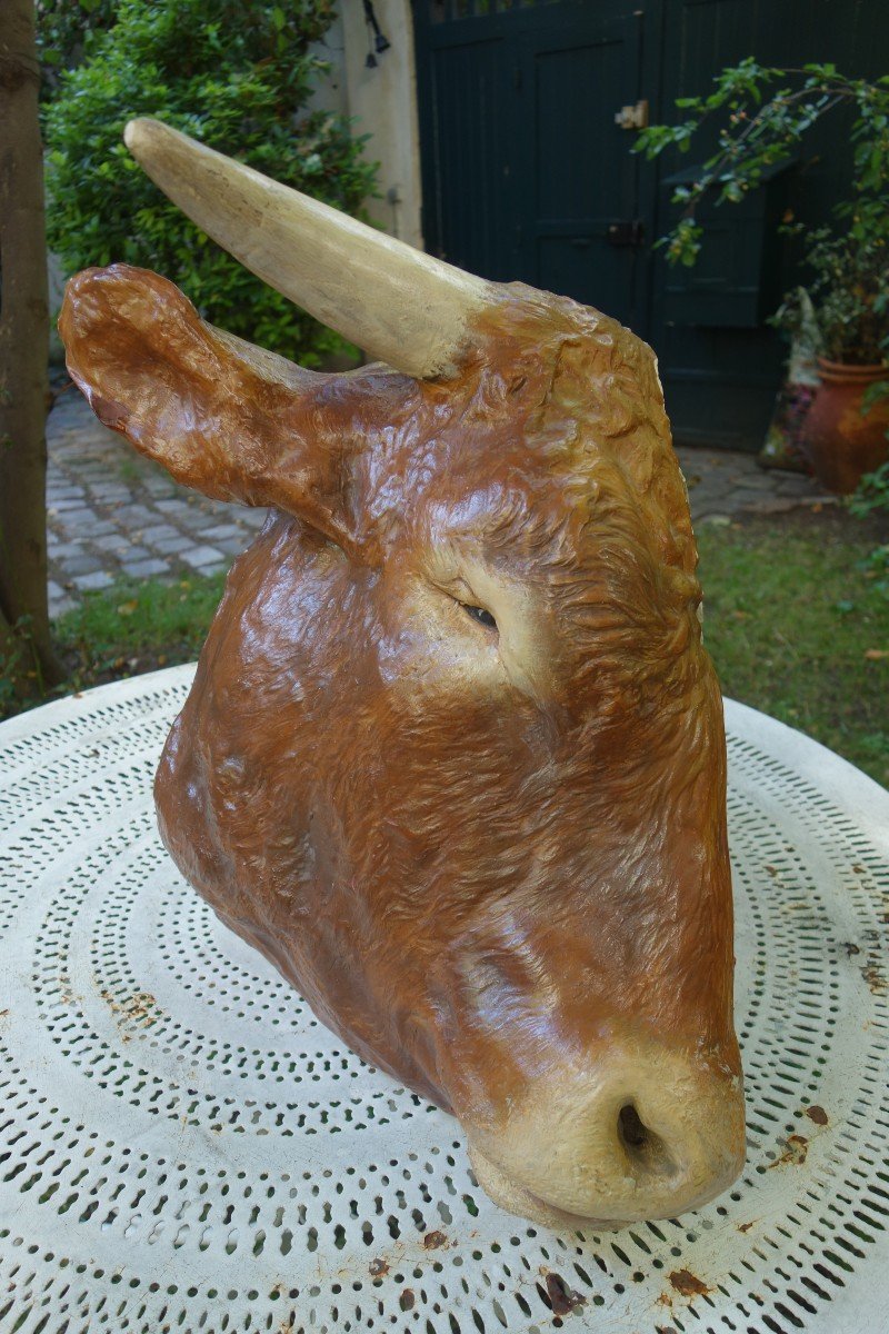 Signboard, Ceramic Cow Head-photo-2