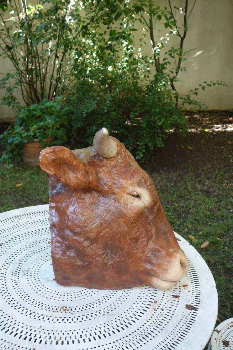 Signboard, Ceramic Cow Head-photo-4