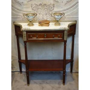 Small Louis XVI Mahogany Console 