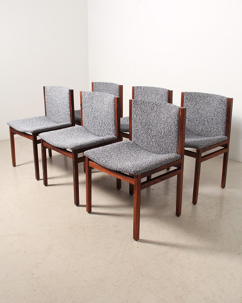 6 Chaises LINEA Tito Agnoli Cinova 1960-photo-3