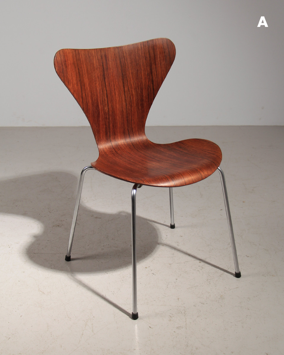 Chaise 7 Arne Jacobsen Fritz Hansen Palissandre