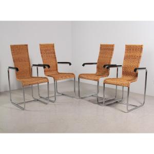 4 Tecta Cane Chairs