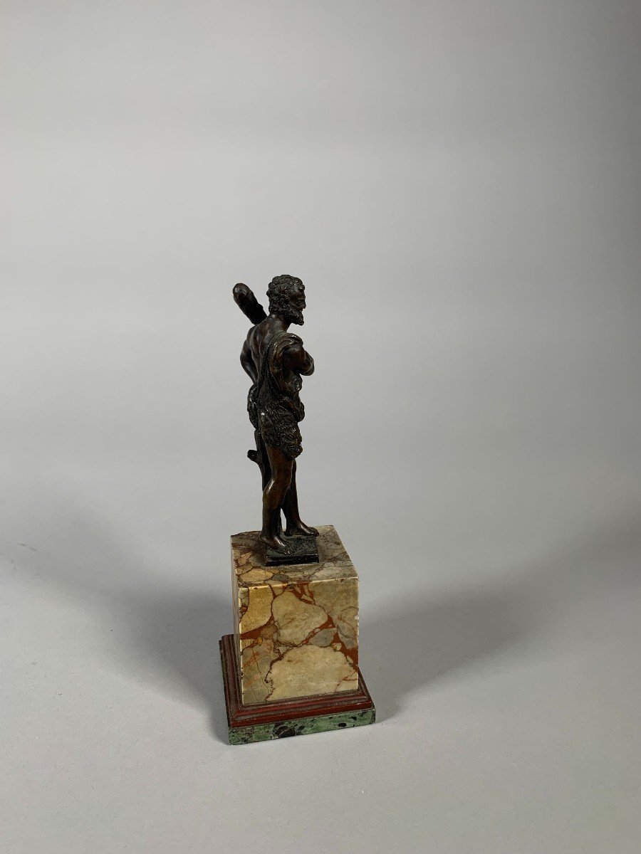 Atelier De Vittoria Alessandro (1525-1608) Héraclès En Bronze Fin Du XVIème Siècle-photo-2
