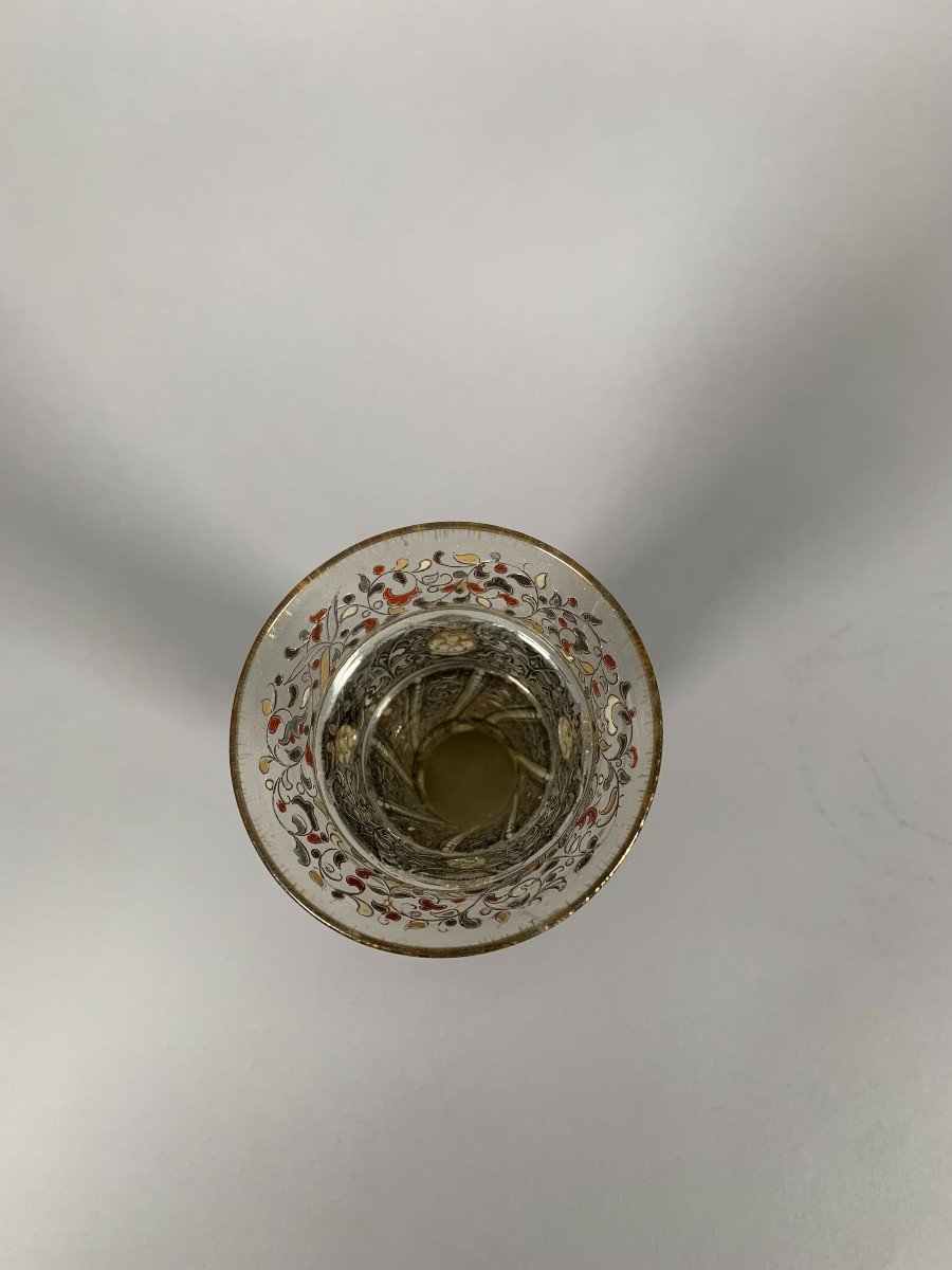 Gallé émile (1846 -1904) Art Nouveau Chalice-photo-2