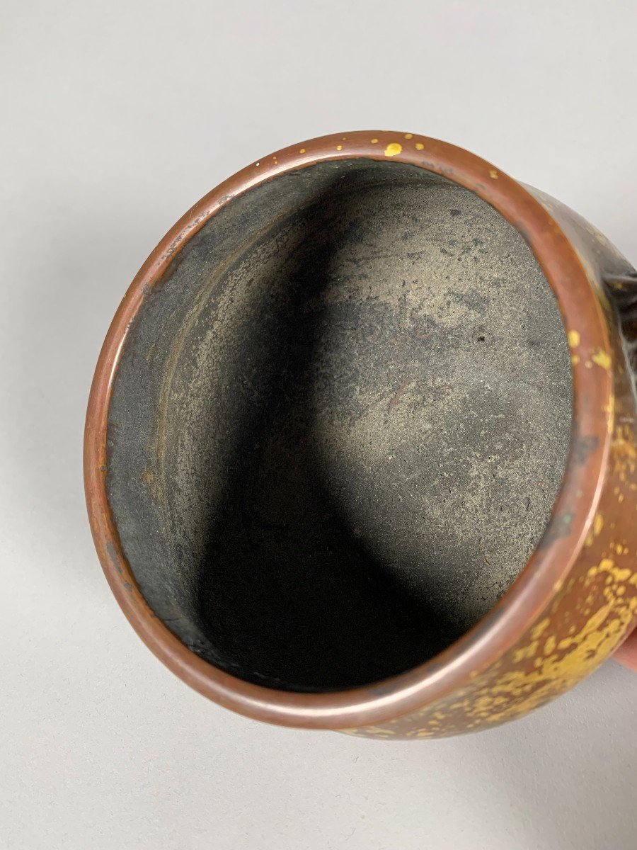 Brule Parfum En Bronze "gold Splash" époque Kangxi (1661-1722)-photo-1