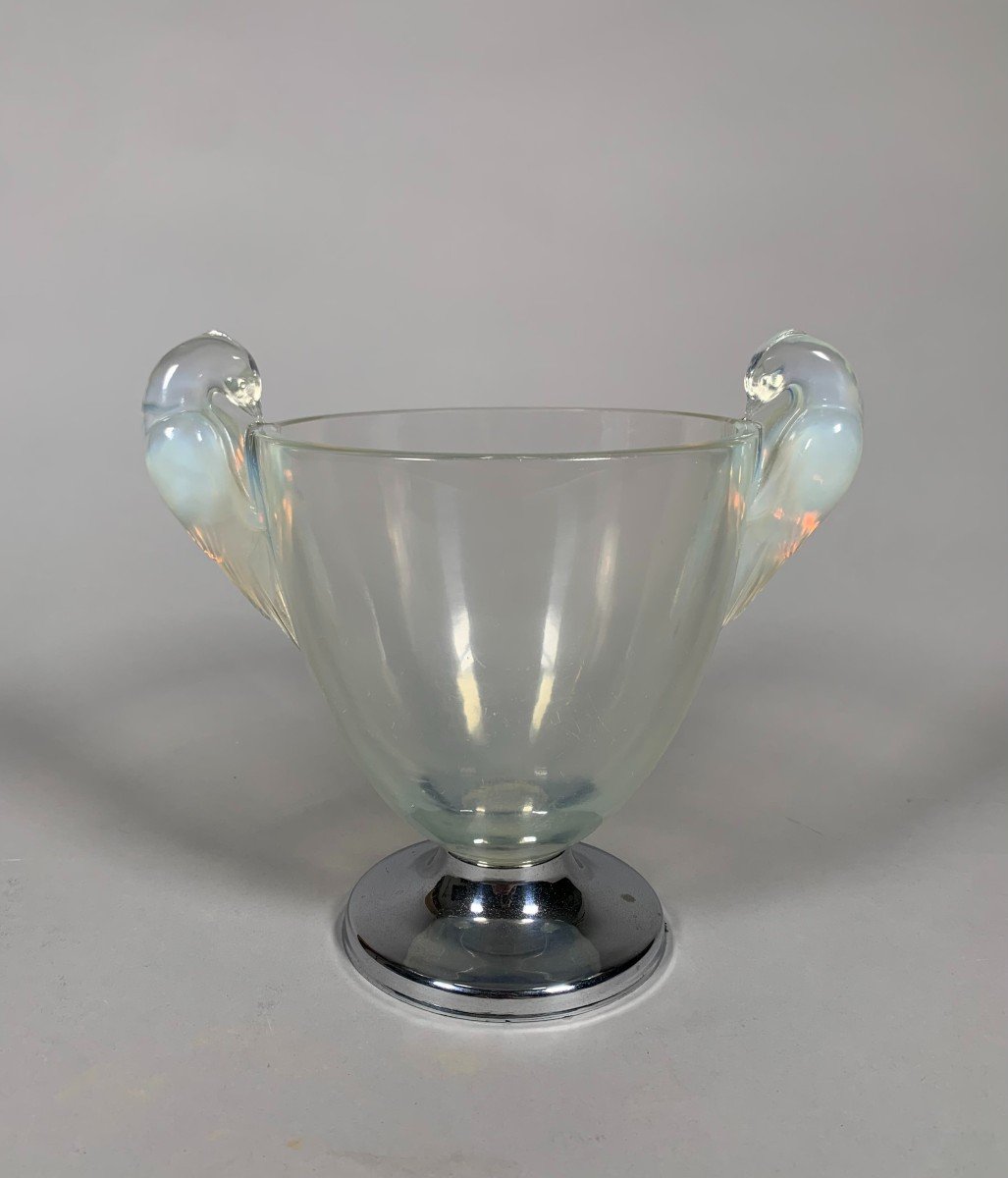 René Lalique (1860-1940) Ornis Model Vase 1926 Art Nouveau