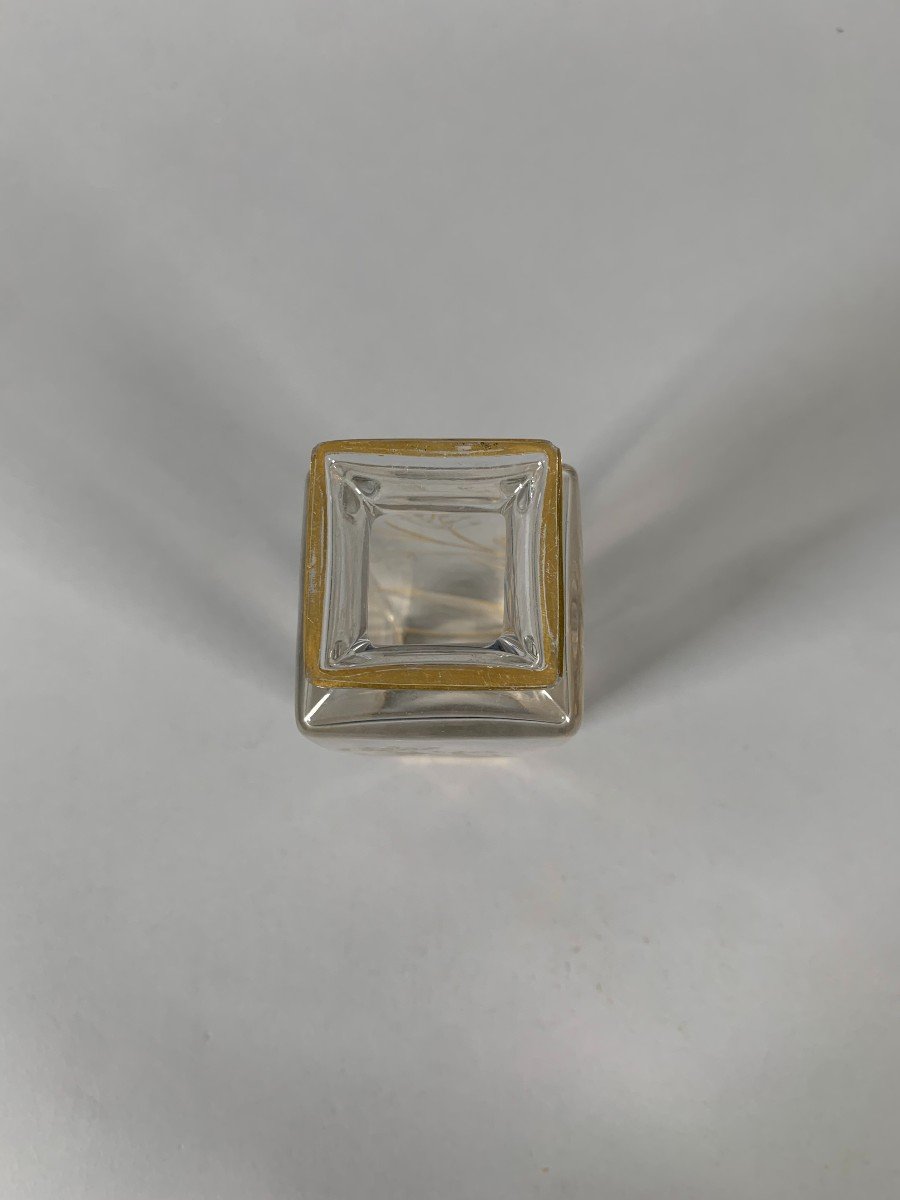 Japanese Engraved Crystal Vase Made By Maison L’escalier De Cristal-photo-5