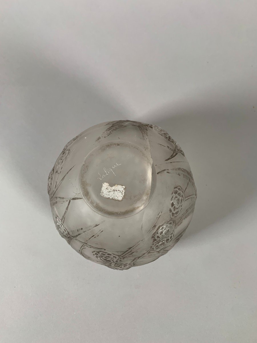René Lalique (1860-1945) “nefliers” Vase, Circa 1930-photo-3