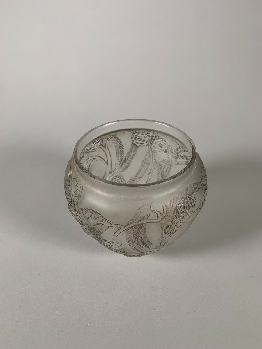 René Lalique (1860-1945) “nefliers” Vase, Circa 1930-photo-5