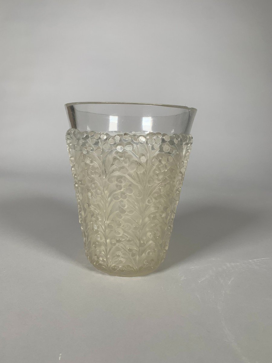 René Lalique (1860-1945) "st Tropez" Vase, Circa 1937 Art Deco-photo-3