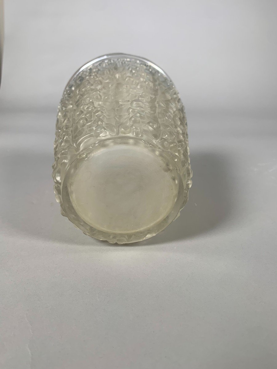 René Lalique (1860-1945) "st Tropez" Vase, Circa 1937 Art Deco-photo-3