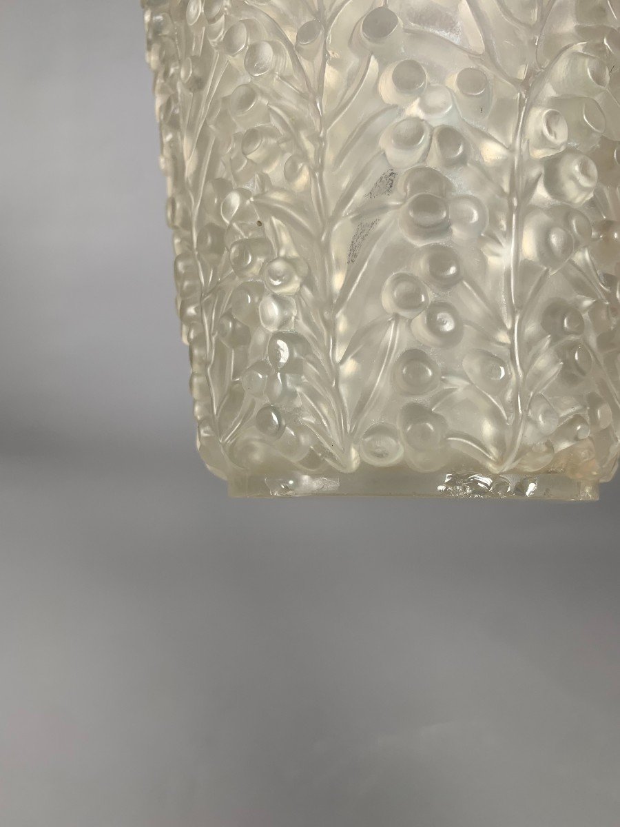 René Lalique (1860-1945) "st Tropez" Vase, Circa 1937 Art Deco-photo-8