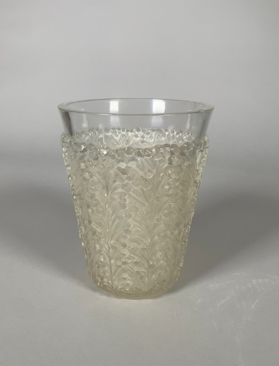René Lalique (1860-1945) "st Tropez" Vase, Circa 1937 Art Deco