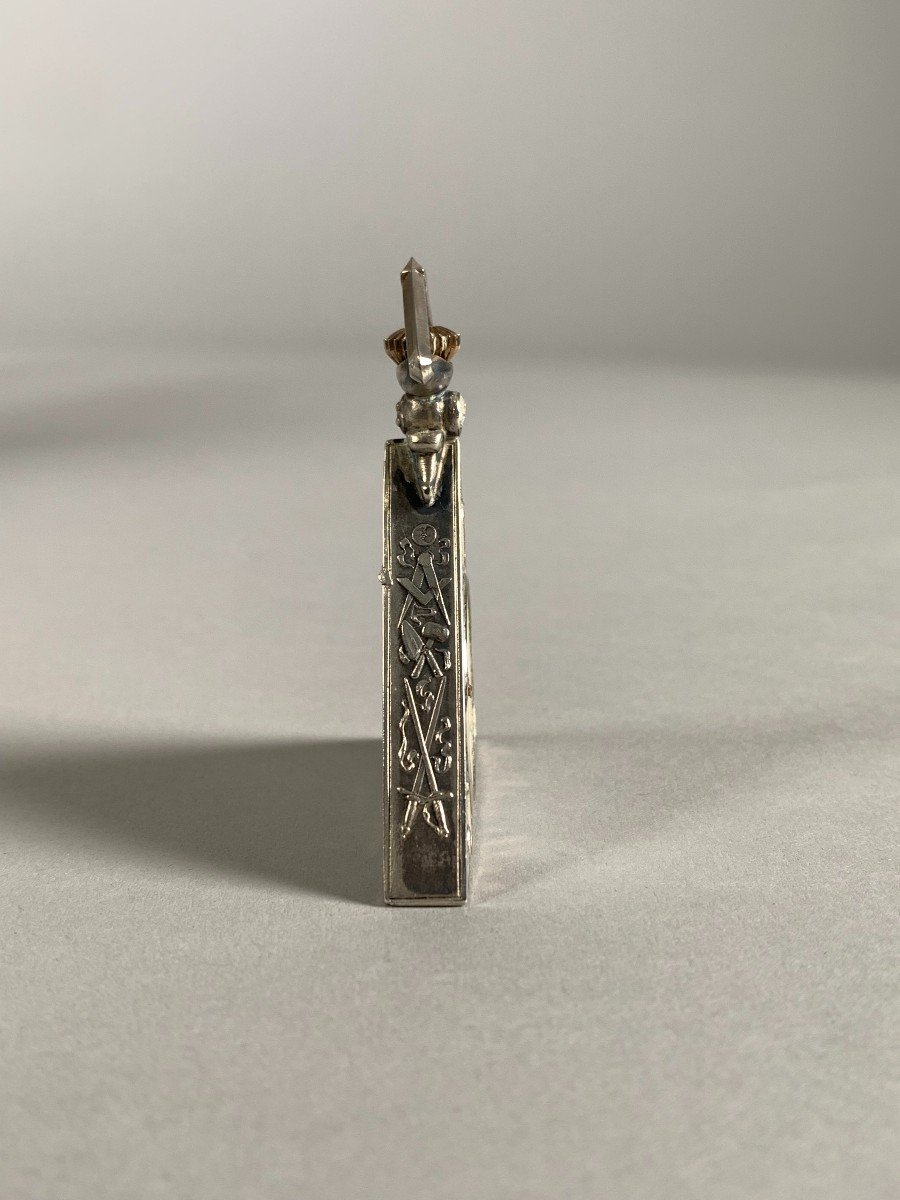 Montre à Gousset De Franc Maçonnerie Argent XIXème Siècle Suisse-photo-1