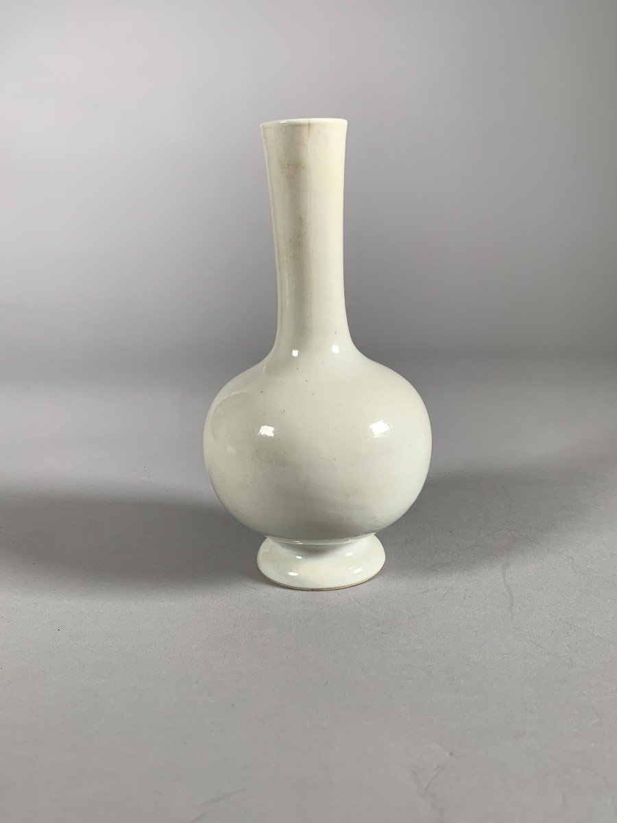 White Porcelain Vase Dehua China 18th Century-photo-5