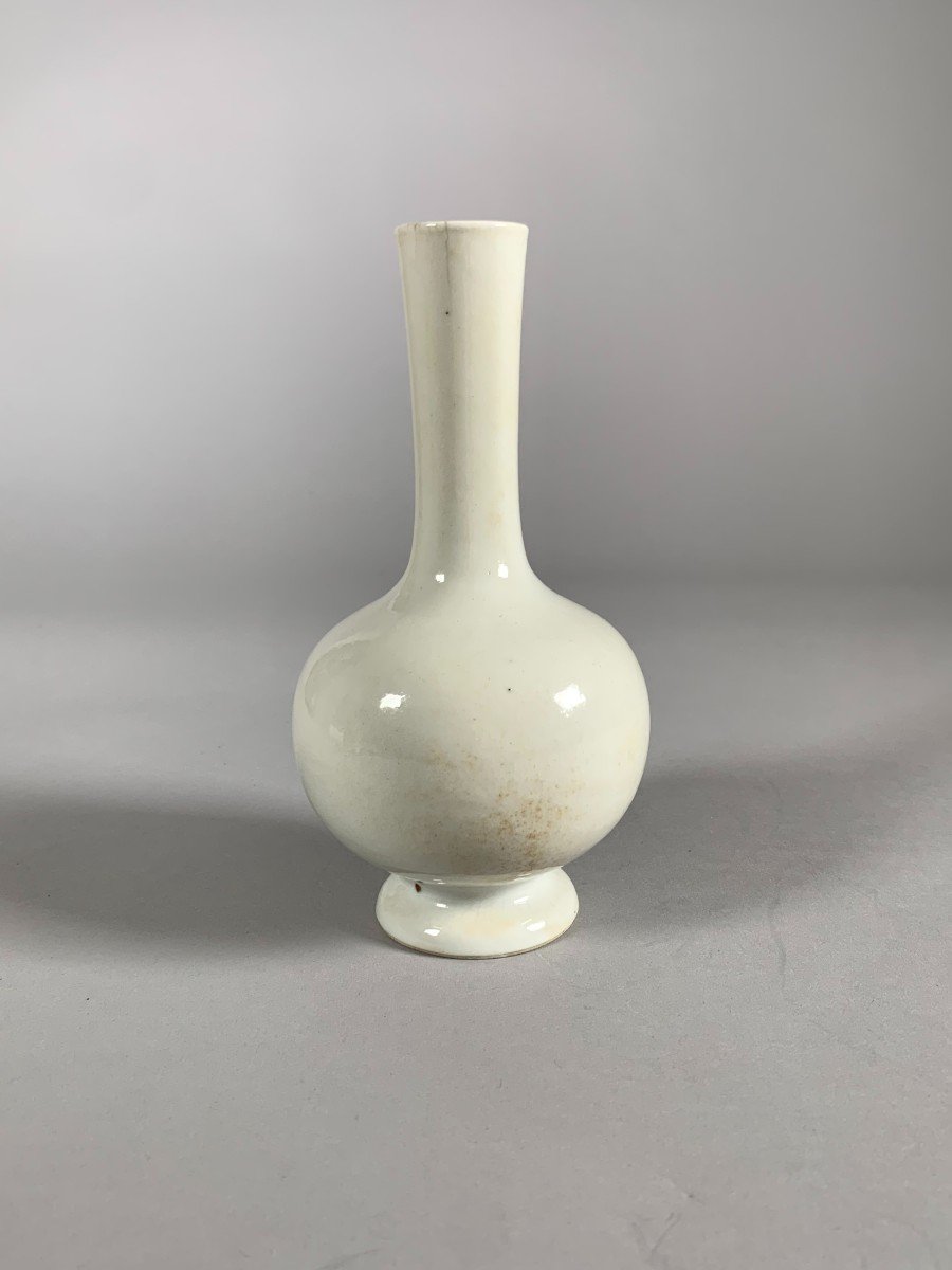 White Porcelain Vase Dehua China 18th Century-photo-6