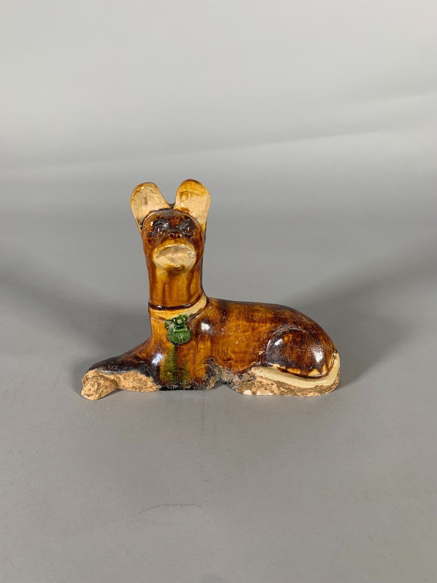 Sculpture Of A Guardian Dog China Tang Dynasty (618 - 907 Ad) China Archaeology