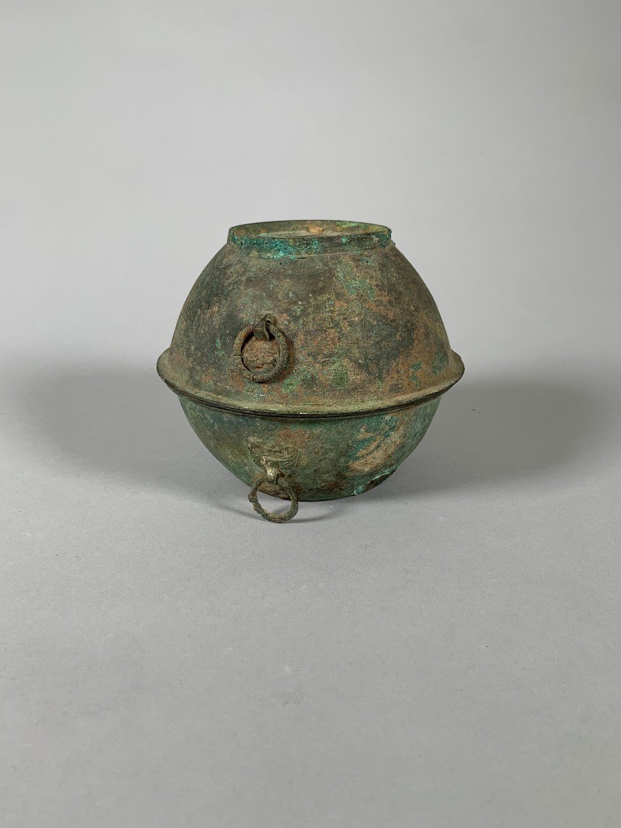 Bronze Offering Steamer Han Dynasty 206 Bc-220 Ac Archeology China -photo-2