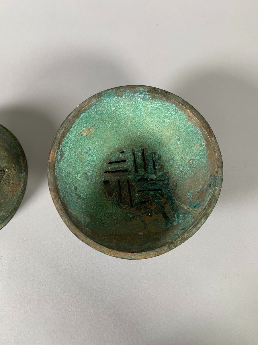 Bronze Offering Steamer Han Dynasty 206 Bc-220 Ac Archeology China -photo-8
