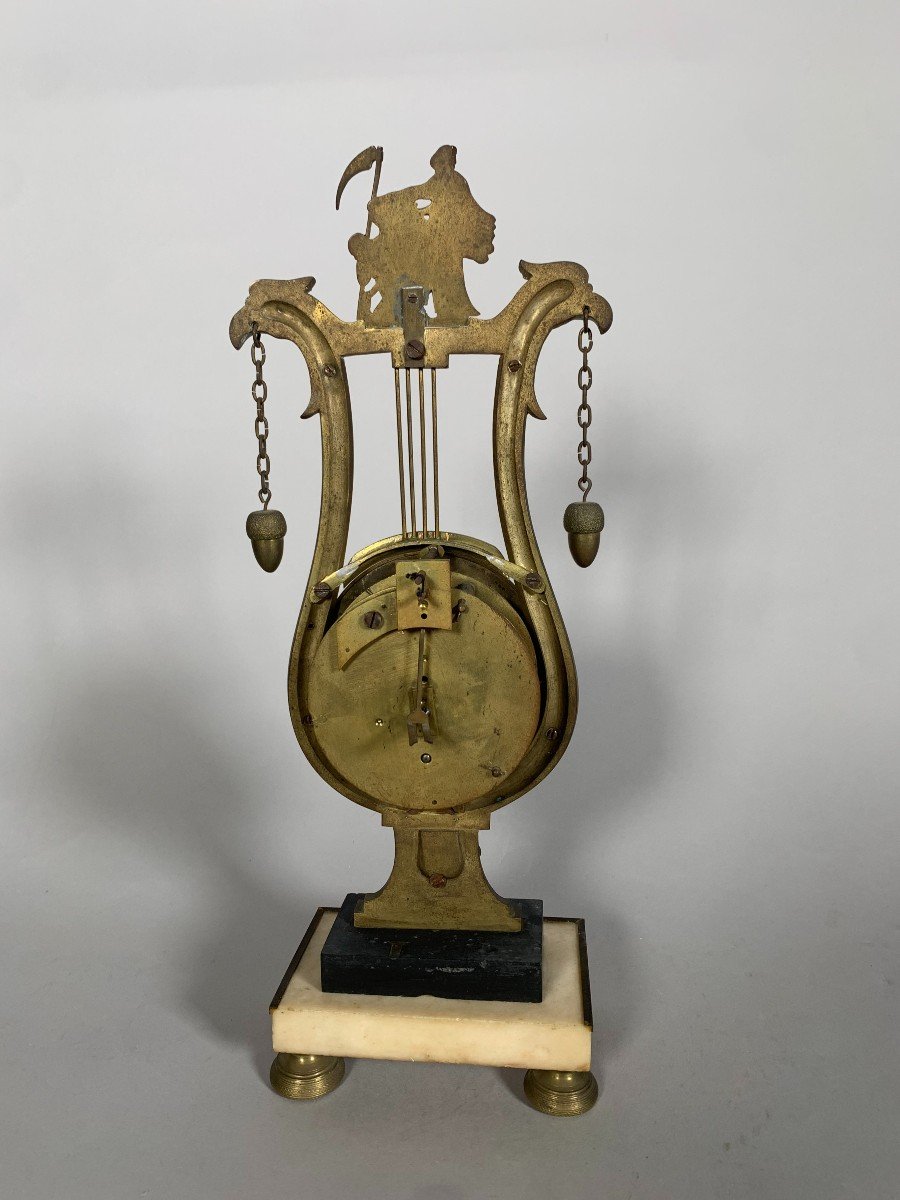 Louis XVI Period Skeleton Clock. French Work Circa 1760 XVIIIth Century-photo-4