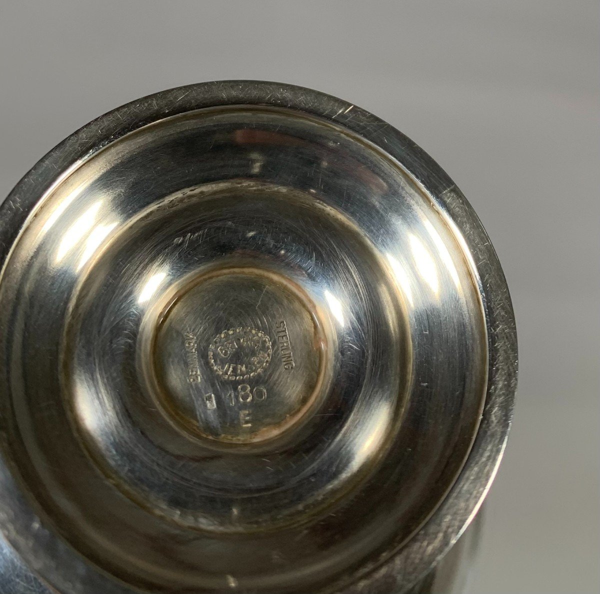 Georg Jensen (1866-1935) Modernist Silver Cup 20th Century -photo-1