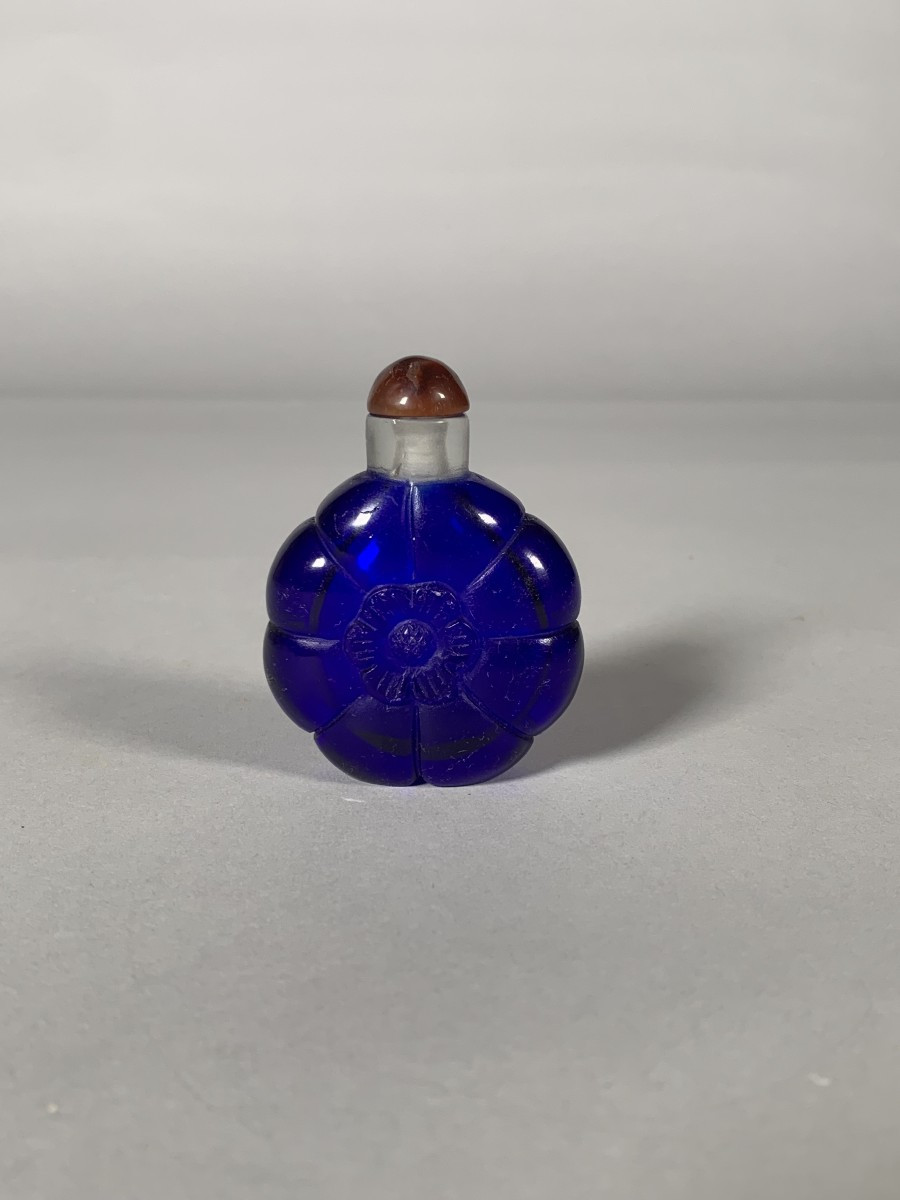 Tabatiere En Verre De Pekin Chine XXeme Siecle