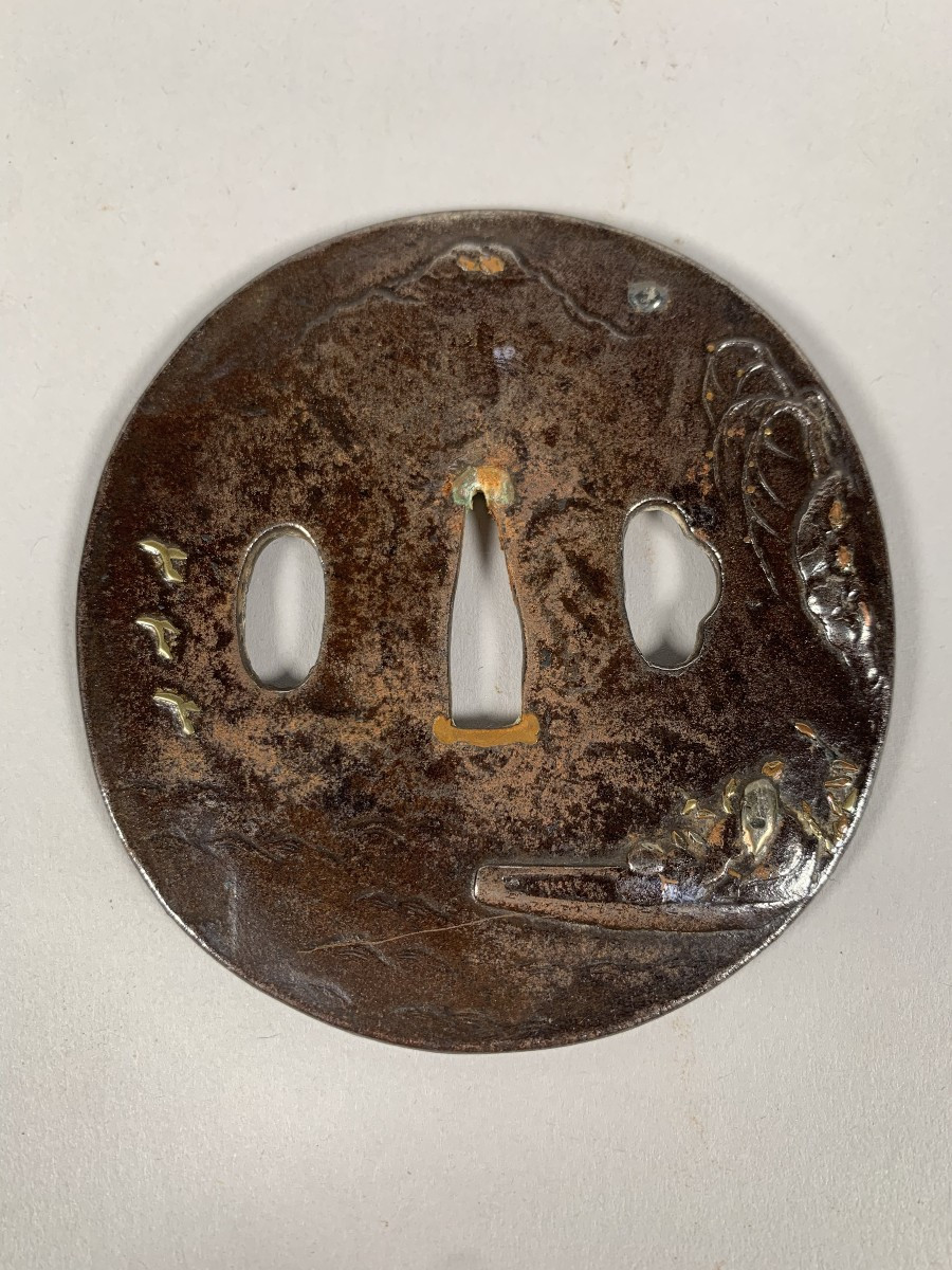 Tsuba Maru-gata Edo Period (1603-1868) Japan 18th Century