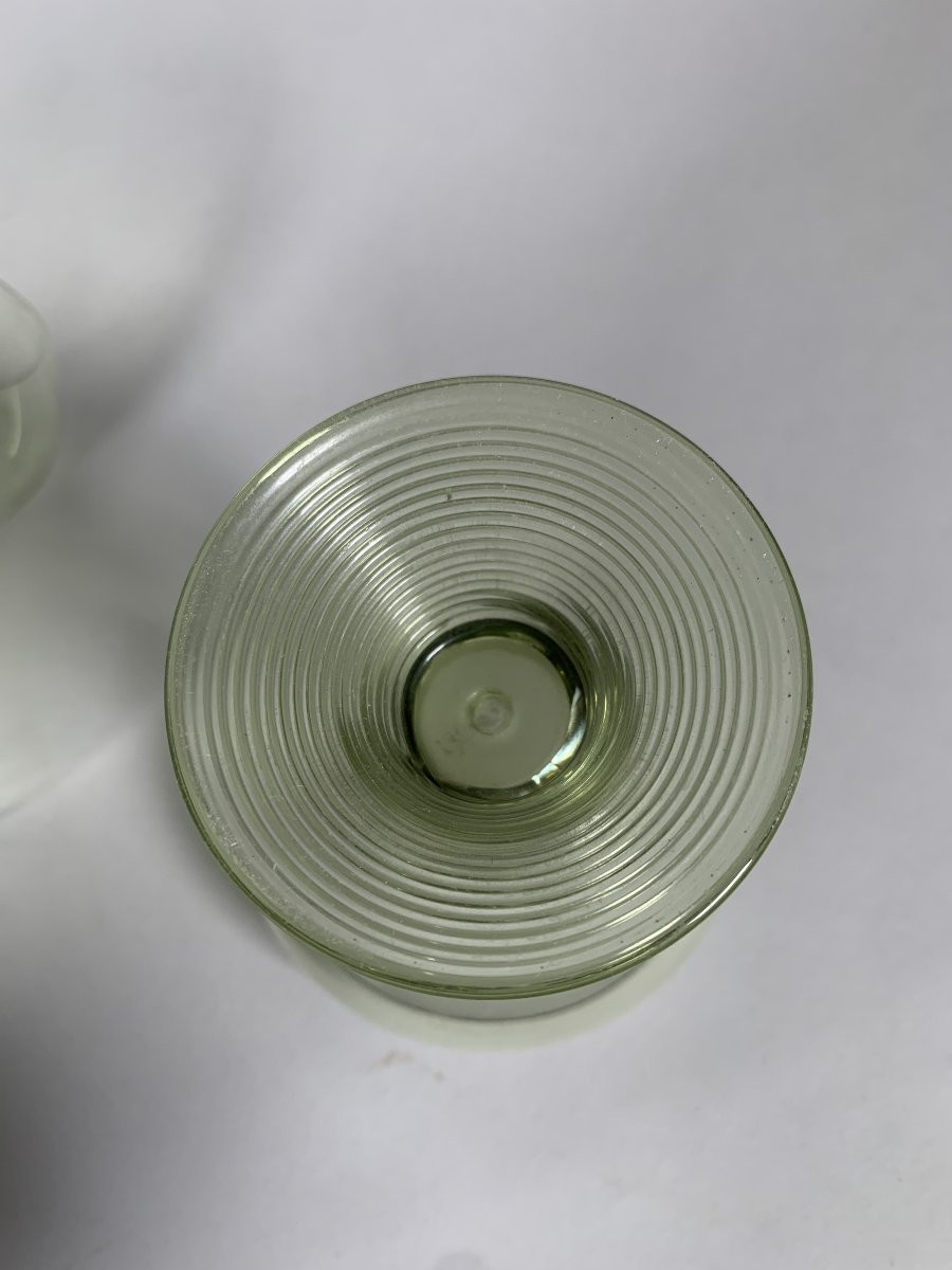 Lots De 5 Verre De Roemer « Verre Du Rhin » Pays-bas Dans Le Style Du XVIIe Siècle Haute Epoque-photo-4